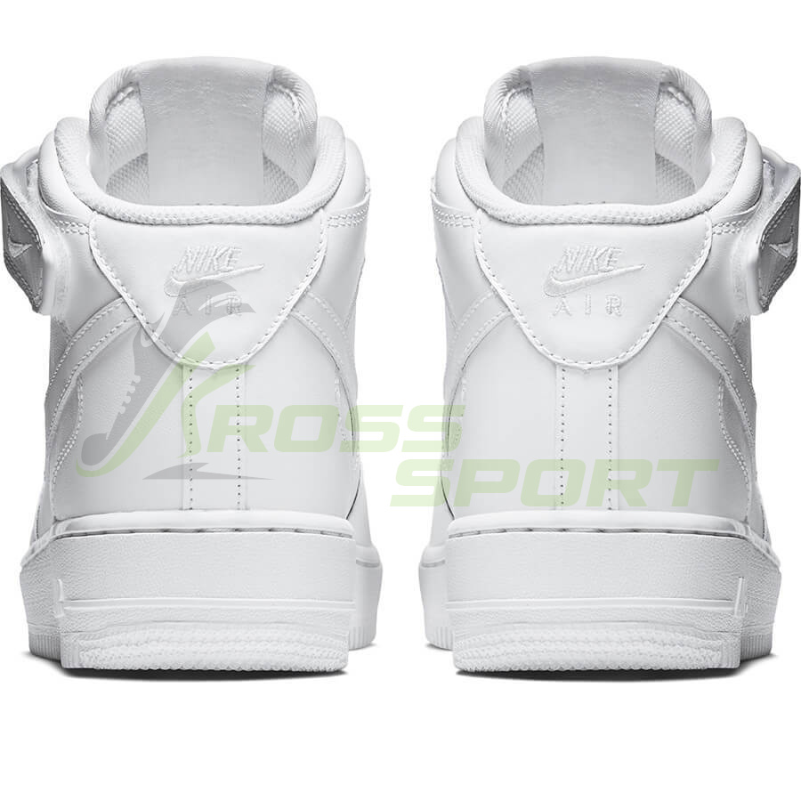  Nike Air Force 1 Mid All White