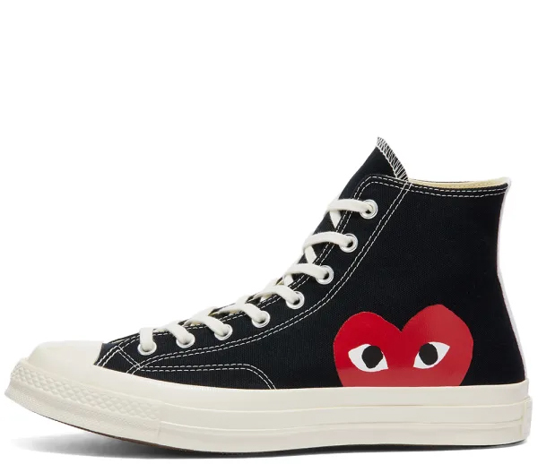 Кеды Converse Play Comme Des Garcons Hight Black