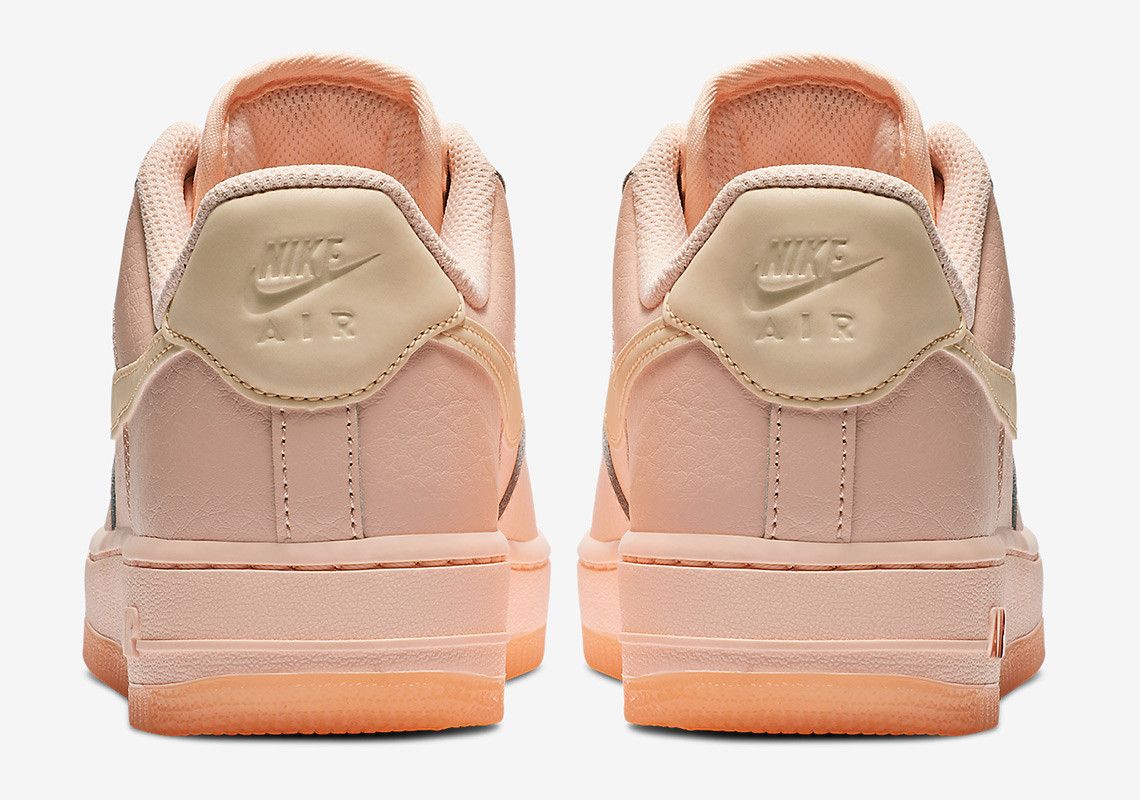 Nike Air Force 1 ’07 Essential, розовые, кожа, женские