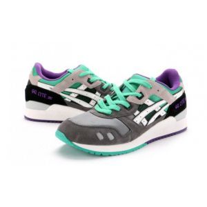 Asics Gel Lyte 3 серые с зеленым 35-44