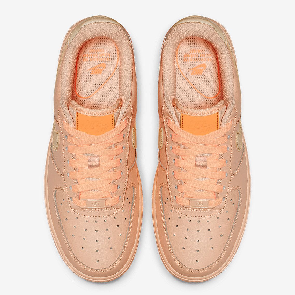 Nike Air Force 1 ’07 Essential, розовые, кожа, женские